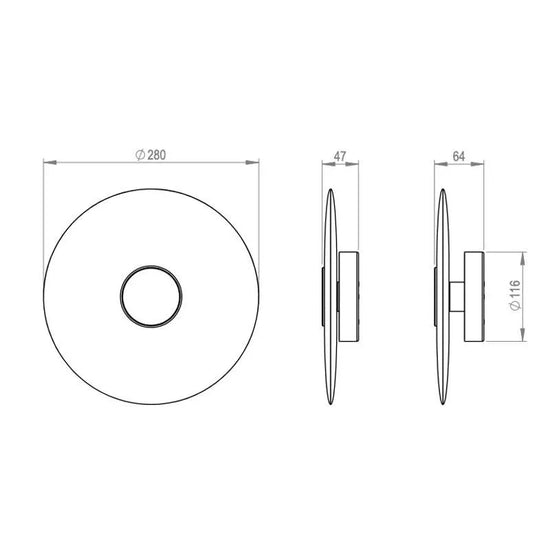 Bide Large Wall Light
