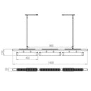 Bert Frank Colt Triple Pendant Light | All Square Lighting