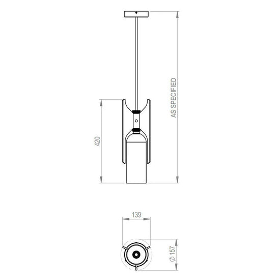 Pennon Pendant Light