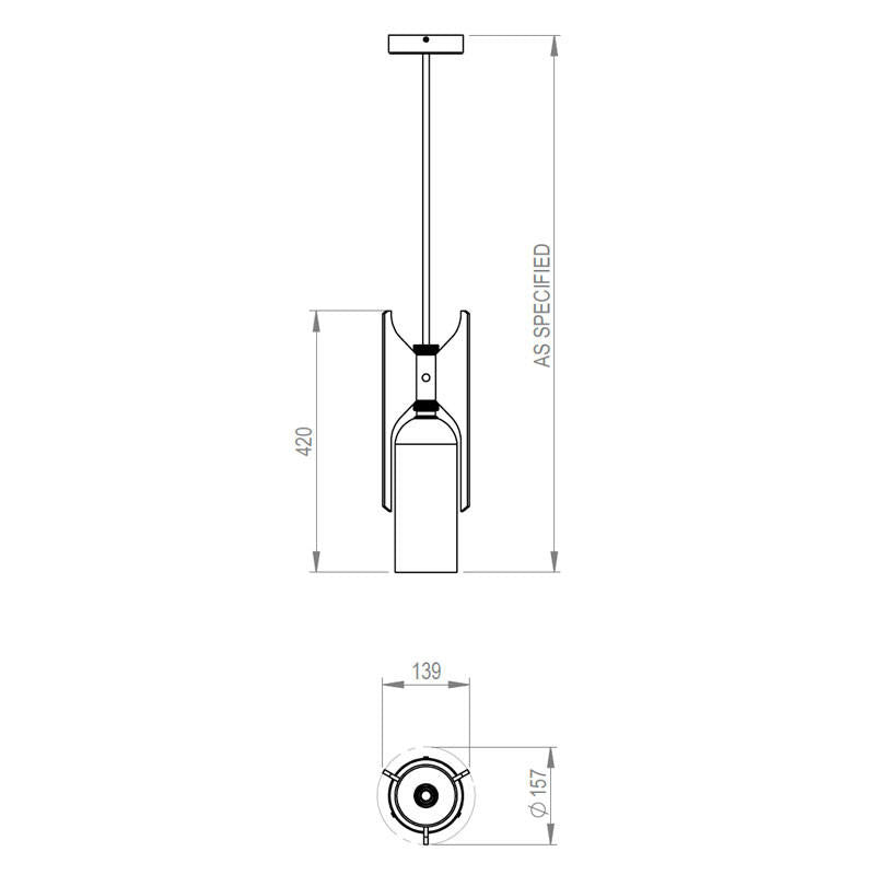 Pennon Pendant Light