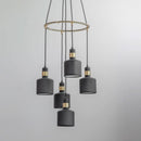 Bert Frank Riddle Cluster 5 Pendant Light | All Square Lighting