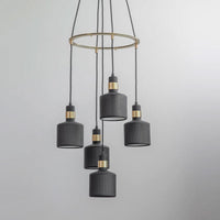 Bert Frank Riddle Cluster 5 Pendant Light | All Square Lighting