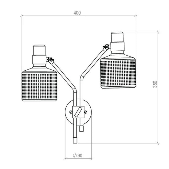 Riddle Double Wall Light