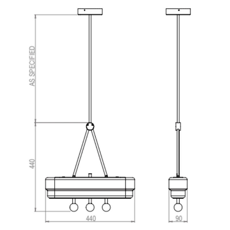Spate Pendant Light