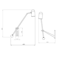 Bert Frank Stasis Wall Light | All Square Lighting