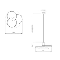 Bert Frank Triarc Pendant Light | All Square Lighting
