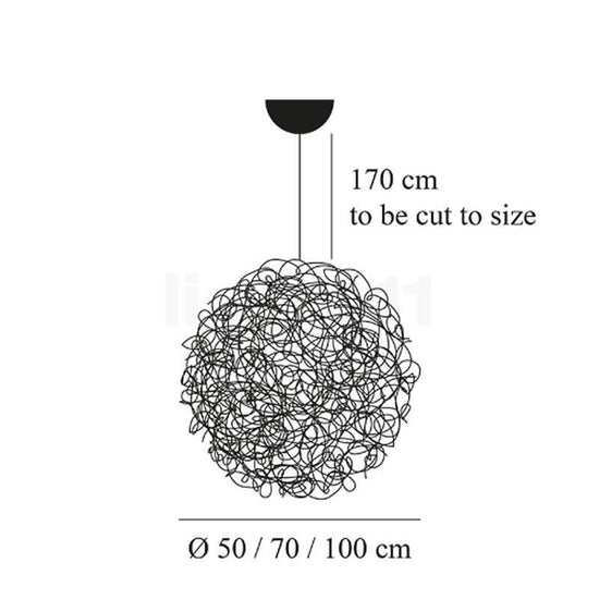 Fil de Fer Pendant Light