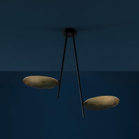 Catellani & Smith Lederam C2 Ceiling Light | All Square Lighting