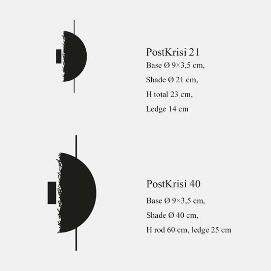 PostKrisi W 21/40 Wall Light