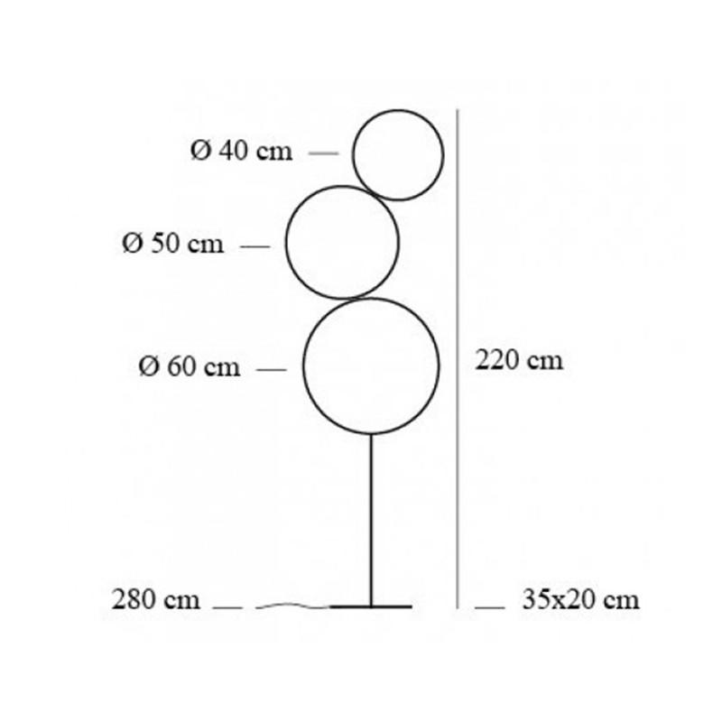 Sorry Giotto 3 Floor Lamp