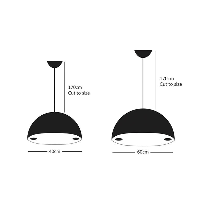 Stchu-Moon 02 - 40/60cm Pendant Light