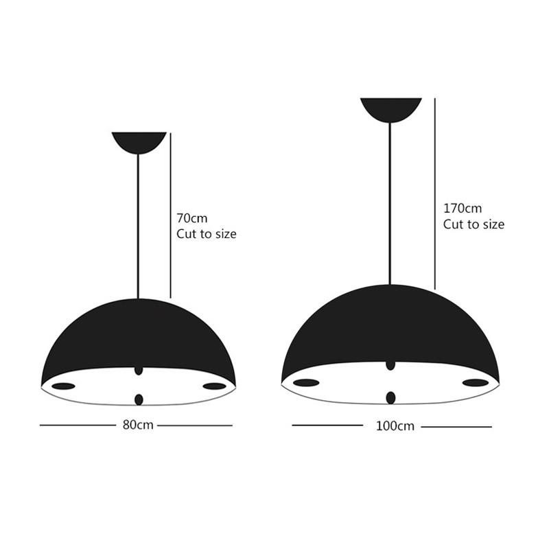 Stchu-Moon 02 - 80/100cm Pendant Light