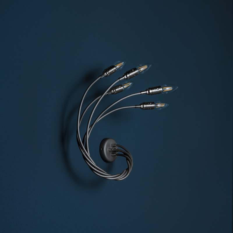 Catellani & Smith Turciù 5 Wall Light | All Square Lighting