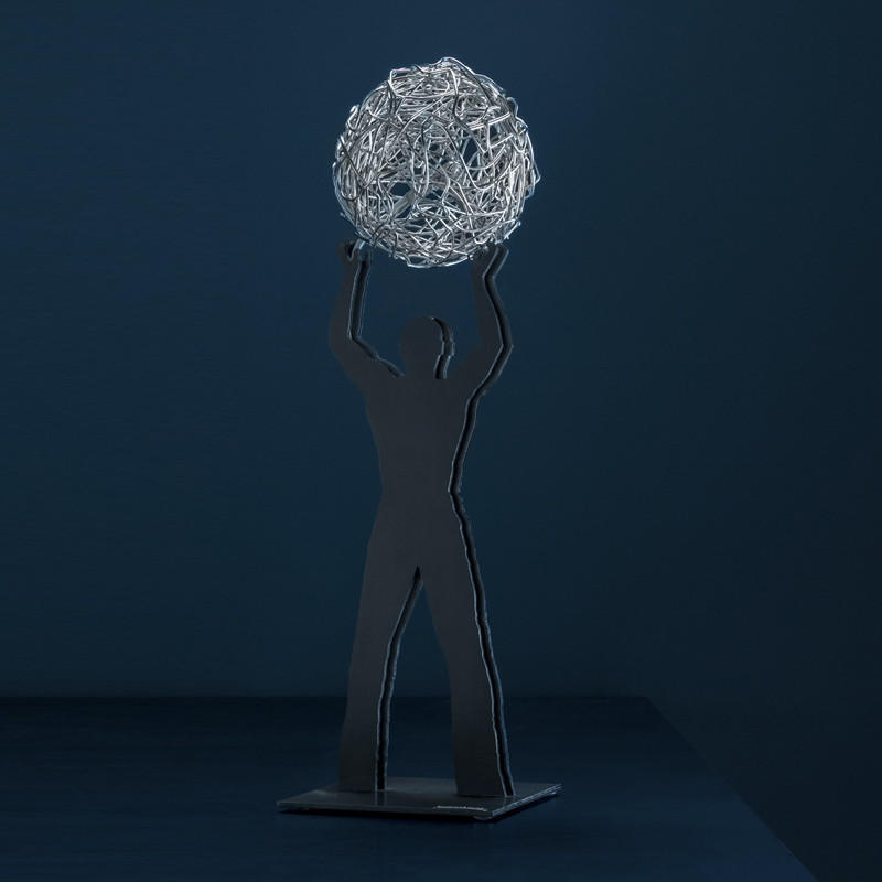 Catellani & Smith Uomo della Luce S Table Lamp | All Square Lighting