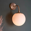 Seren Opal Globe Wall Light