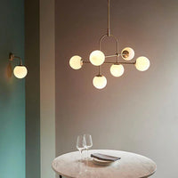 Seren Opal Globe Wall Light