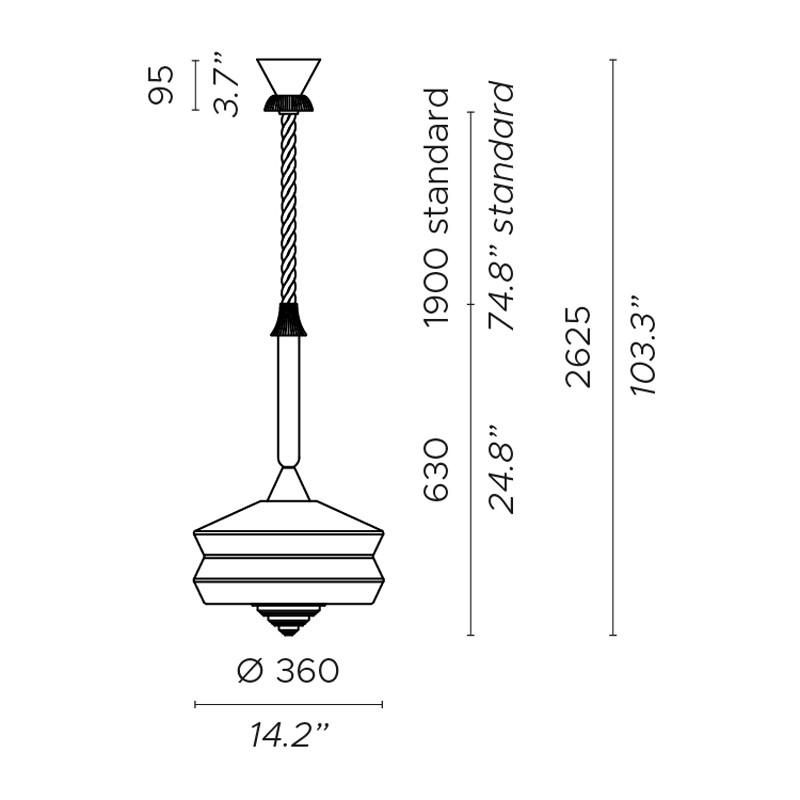 Calypso Antigua Outdoor Pendant Light