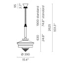 Contardi Calypso Martinique Outdoor Pendant Light | All Square Lighting