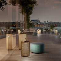 Contardi Clara Large Battery Outdoor Floor Lamp | All Square Lighting