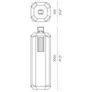 Contardi Cube Large Outdoor Floor Lamp | All Square Lighting