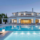 Contardi Muse Medium Battery Outdoor Floor Lamp | All Square Lighting