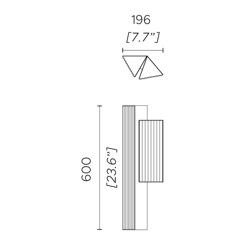Stick Double Wall Light