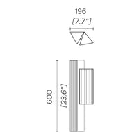 Contardi Stick Double Wall Light | All Square Lighting