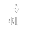Contardi Stick Small Wall Light | All Square Lighting