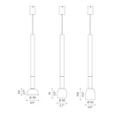 Contardi Tenebra Outdoor Pendant Light | All Square Lighting
