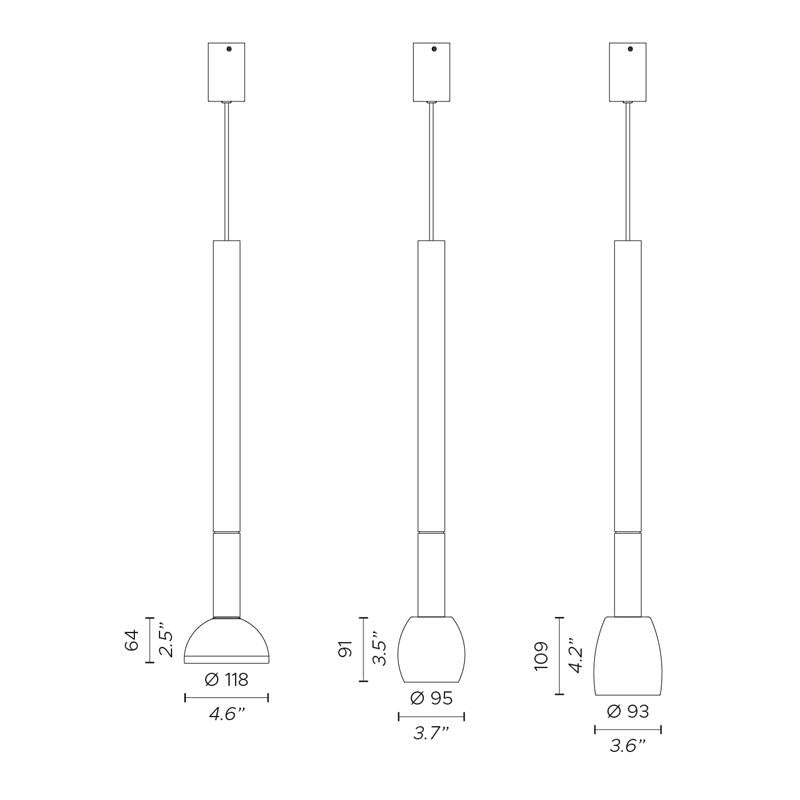 Contardi Tenebra Outdoor Pendant Light | All Square Lighting