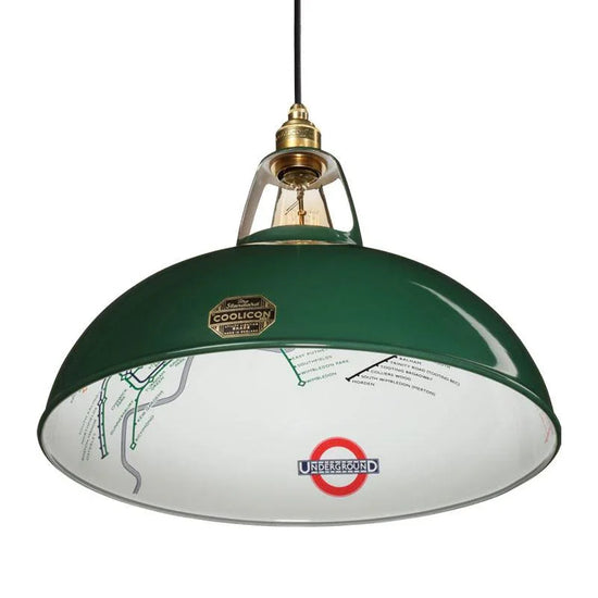 Original 1933 Design Large “District Line” Pendant Light