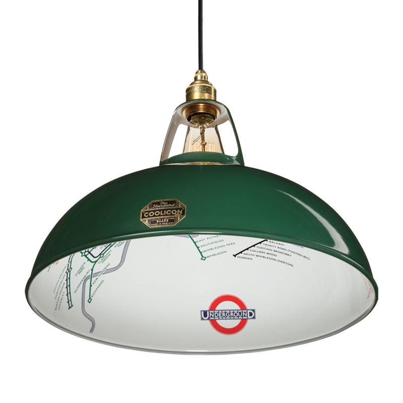 Original 1933 Design Large “District Line” Pendant Light