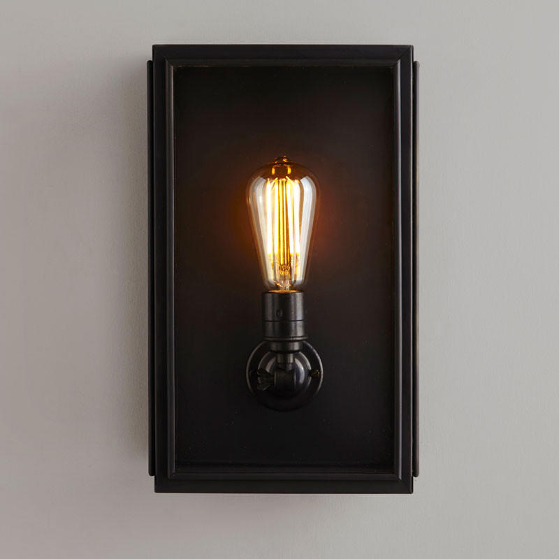 Box Medium External Glass Wall Light