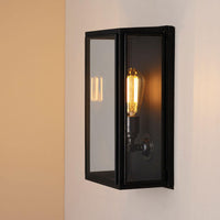 Original BTC Box Medium External Glass Wall Light | All Square Lighting