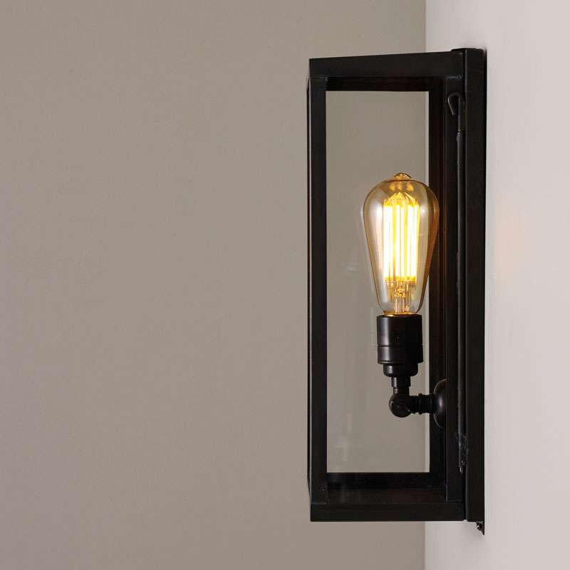 Original BTC Box Medium Internal Glass Wall Light | All Square Lighting