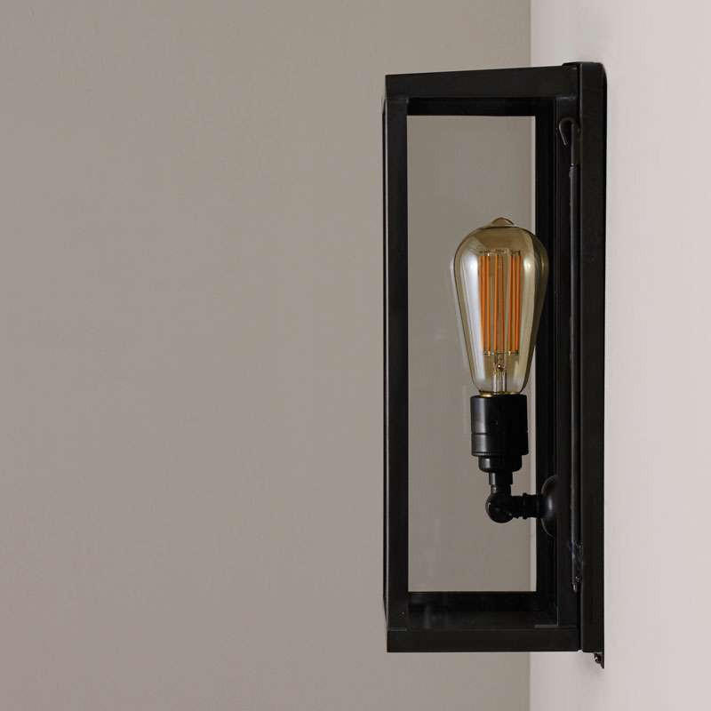 Original BTC Box Medium Internal Glass Wall Light | All Square Lighting