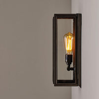 Original BTC Box Narrow External Glass Wall Light | All Square Lighting