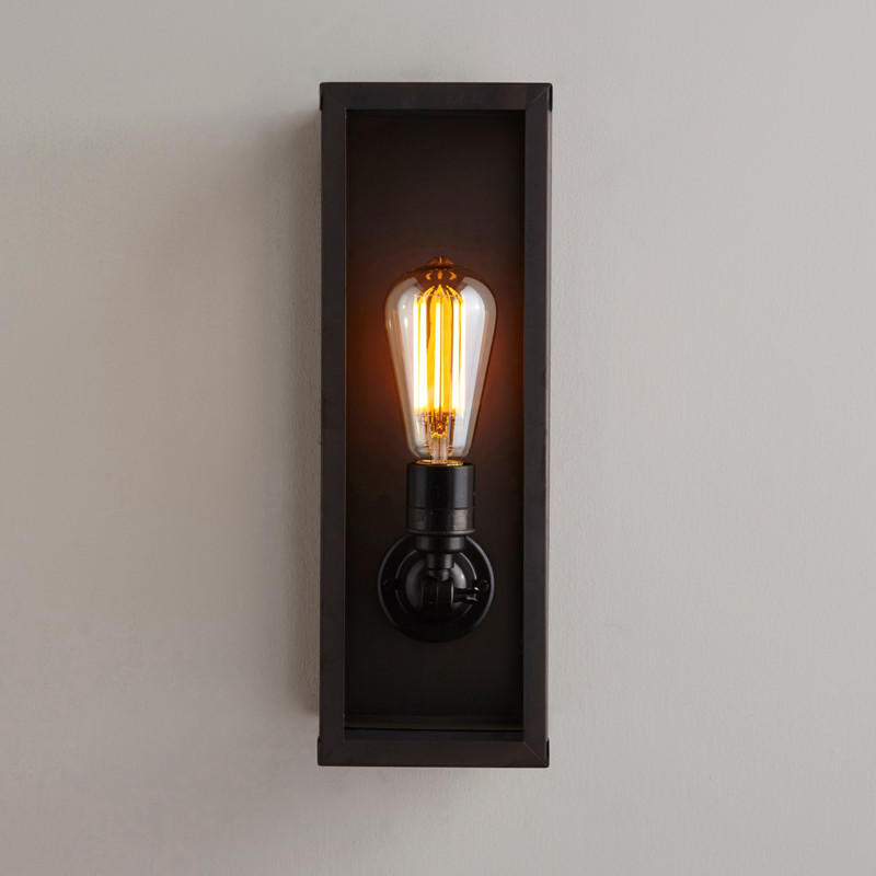 Box Narrow Internal Glass Wall Light