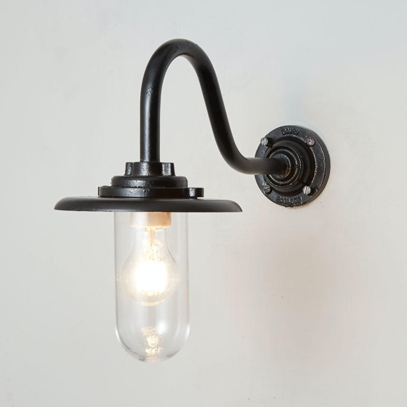 Original BTC Bracket 7677 Swan Neck Wall Light | All Square Lighting