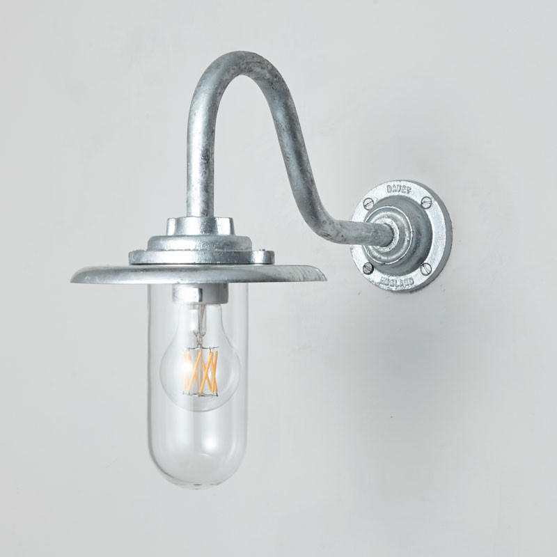 Original BTC Bracket 7677 Swan Neck Wall Light | All Square Lighting