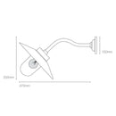 Original BTC Bracket 7680 Canted Wall Light | All Square Lighting