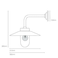 Original BTC Bracket 7680 Right Angle Wall Light | All Square Lighting