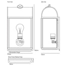 Original BTC Domed Box Wall Light | All Square Lighting