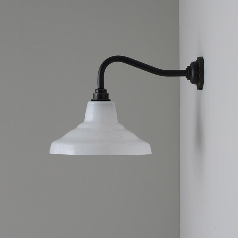 Original BTC Glass School Wall Light | All Square Lighting