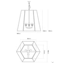 Original BTC Hex XL Pendant Light | All Square Lighting