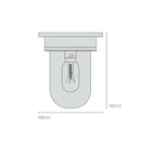 Original BTC Miniature Ship’s Companionway 7202 Ceiling Light | All Square Lighting