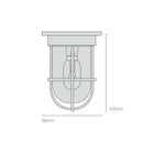 Original BTC Miniature Ship’s Companionway 7203 Ceiling Light | All Square Lighting