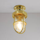 Original BTC Miniature Ship’s Well Glass 7204 Ceiling Light | All Square Lighting
