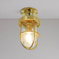 Original BTC Miniature Ship’s Well Glass 7204 Ceiling Light | All Square Lighting