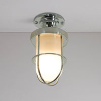 Original BTC Miniature Ship’s Well Glass 7204 Ceiling Light | All Square Lighting